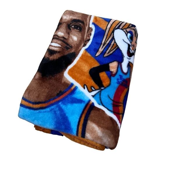 Space jam fleece throw blanket Michael Jordan looney Tunes - Picture 5 of 10